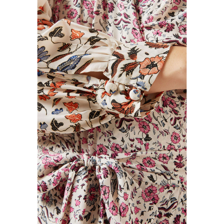 Natalie Martin - Kate Floral-print Maxi Dress in Rayon Multicolour