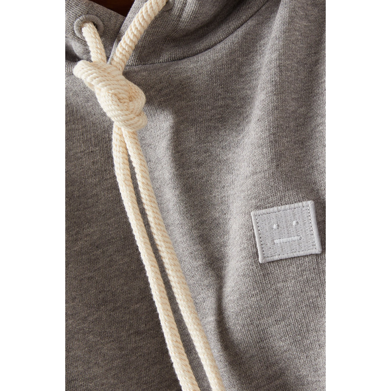 Acne Studios - Hooded Sweatshirt in Fleece Grey