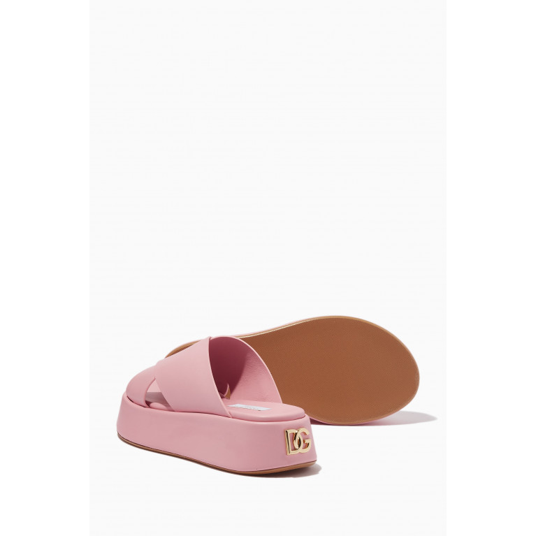 Dolce & Gabbana - Platform Sandals in Leather