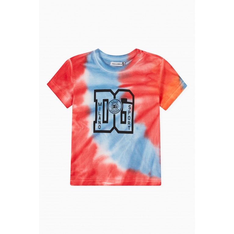Dolce & Gabbana - DG Tie-dye T-shirt in Cotton