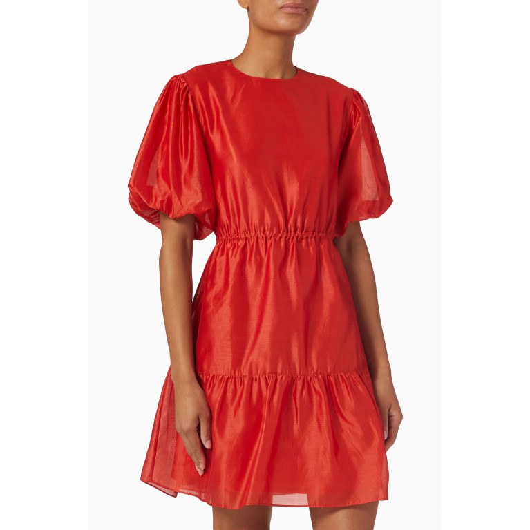 SIR The Label - Lucelia Dress in Silk Cotton Blend