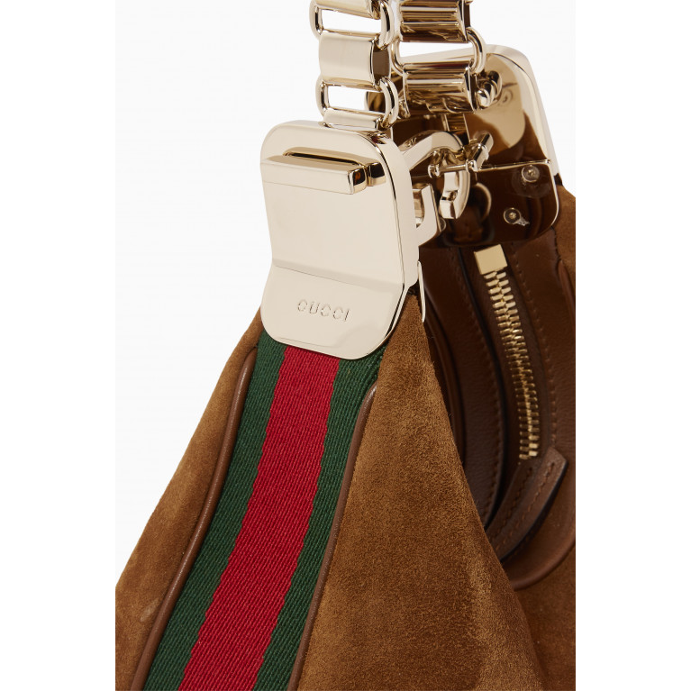 Gucci - Attache Small Shoulder Bag in Suede