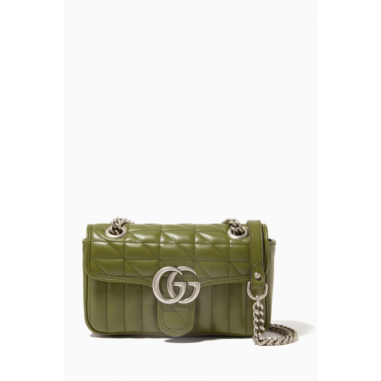 Gucci - Mini GG Marmont Bag in Matelassé Quilted Leather