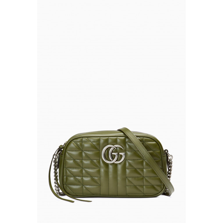 Gucci - Mini GG Marmont Shoulder Bag in Matelassé Quilted Leather
