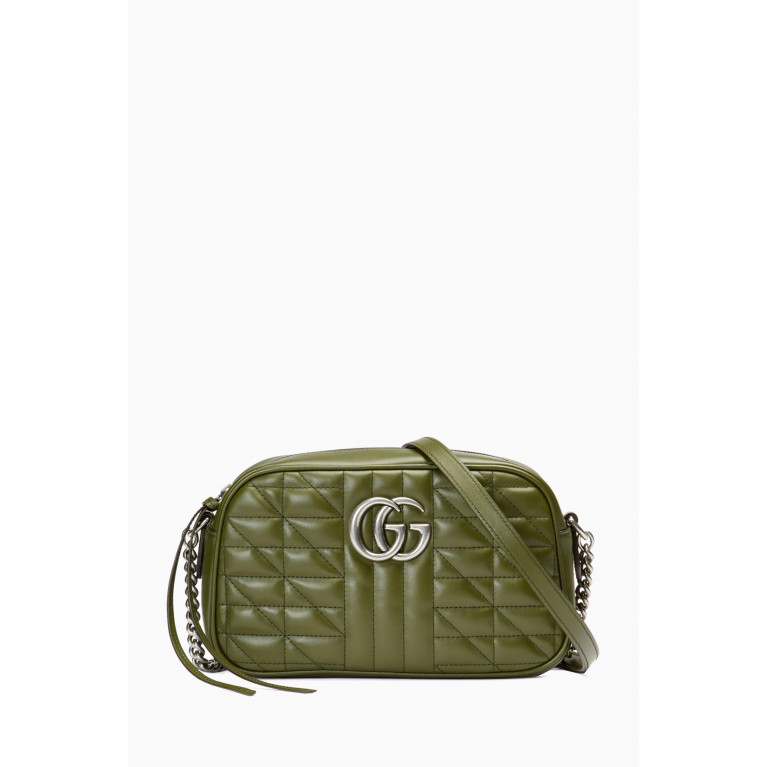 Gucci - Mini GG Marmont Shoulder Bag in Matelassé Quilted Leather