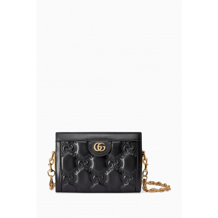 Gucci - Mini GG-embossed Shoulder Bag in Matelassé Leather