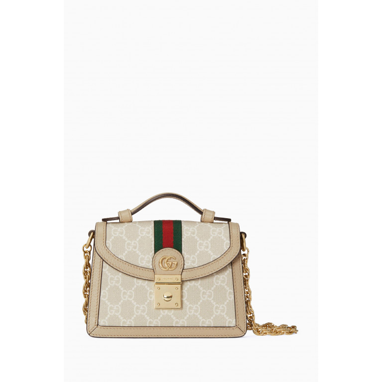 Gucci - Ophidia Mini Shoulder Bag in GG Supreme Canvas