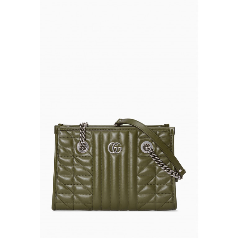 Gucci - Small GG Marmont Tote Bag in Matelassé Quilted Leather