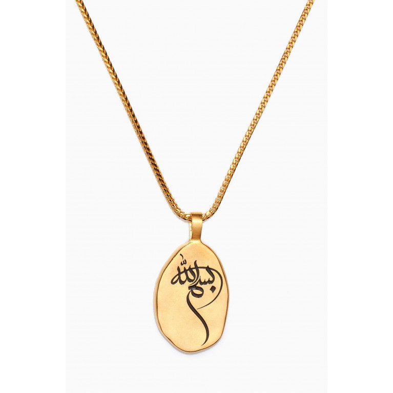 Jacob & Co. - Sharq Bismillah Necklace in 18kt Yellow Gold