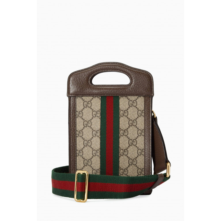 Gucci - Ophidia Top Handle Mini Bag in GG Supreme Canvas