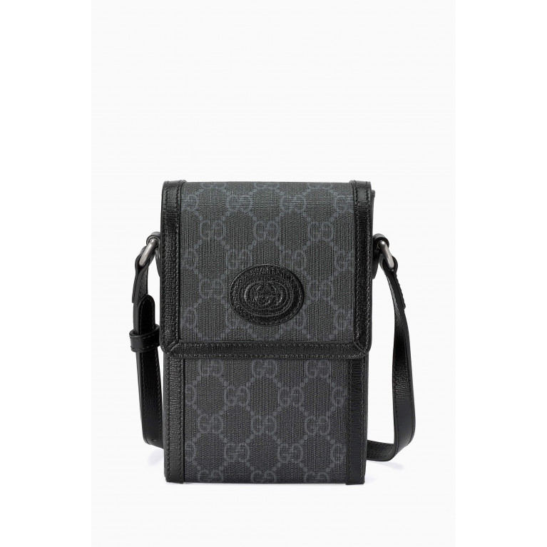 Gucci - GG Supreme Mini Crossbody Bag in Logo Canvas