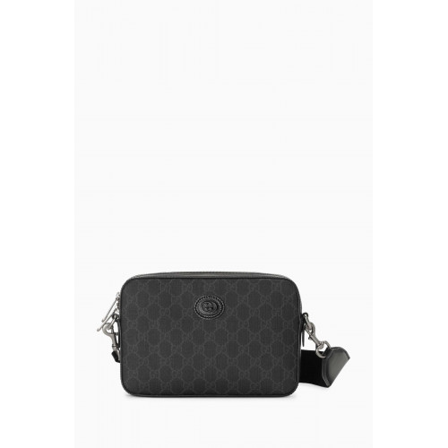 Gucci - Interlocking G Shoulder Bag in GG Supreme Canvas