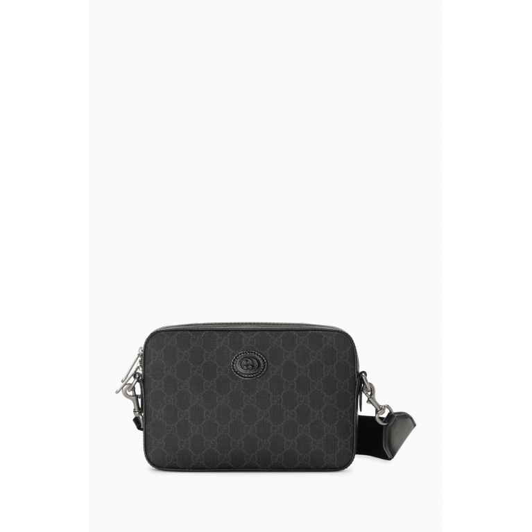 Gucci - Interlocking G Shoulder Bag in GG Supreme Canvas