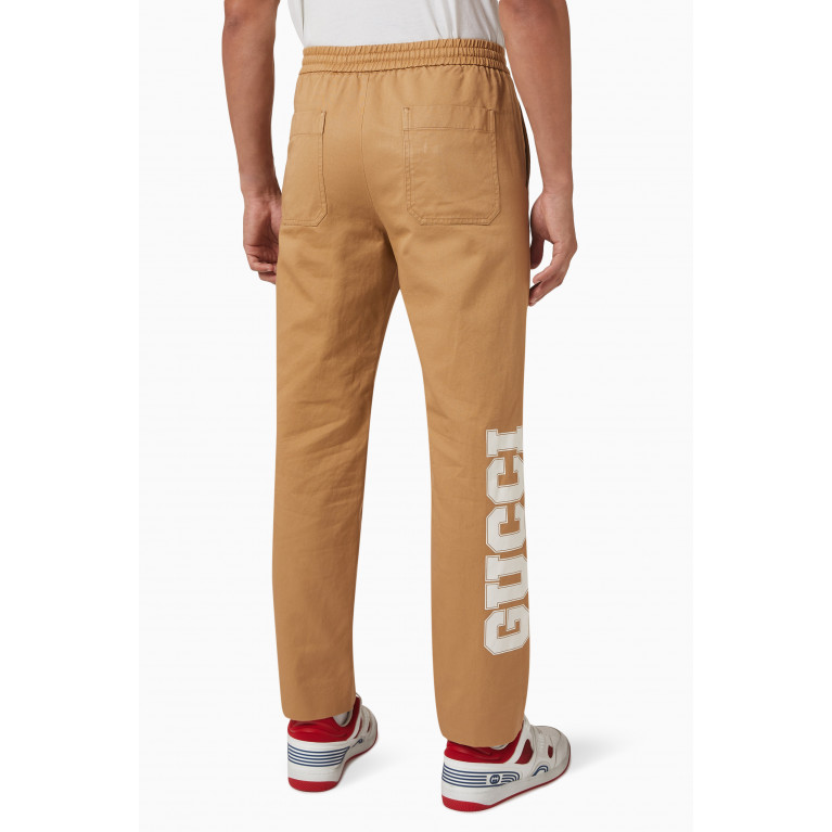Gucci - Jogging Pants in Military Cotton Drill