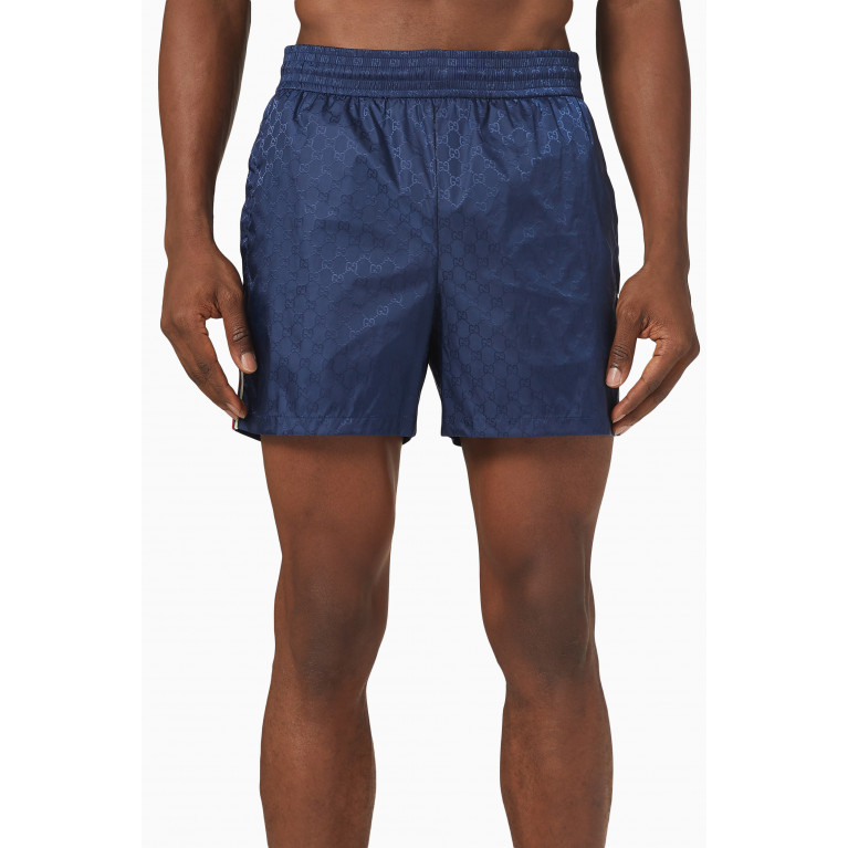 Gucci - GG Jacquard Swim Shorts in Nylon