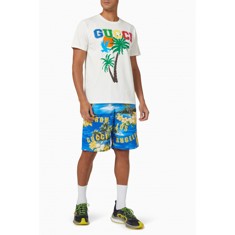 Gucci - Printed Swim Shorts in Nylon