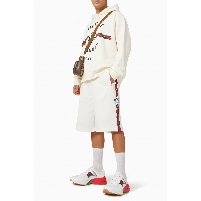 Gucci - Interlocking G Basket Shorts in Felted Cotton Jersey