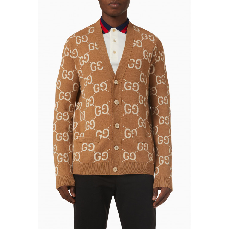Gucci - Cardigan in Jacquard Wool
