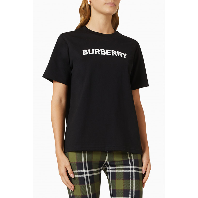 Burberry - Logo Print T-shirt in Organic Cotton Jersey