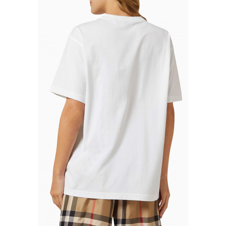 Burberry - Check Pocket T-shirt in Cotton Jersey