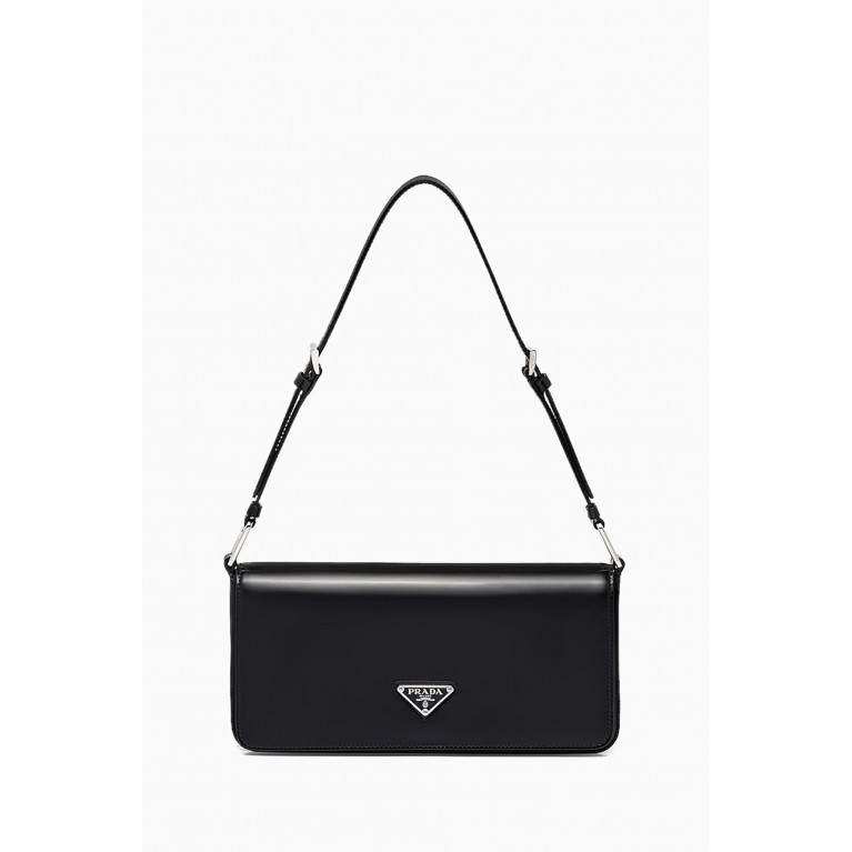 Prada - Femme Bag in Brushed Leather Black