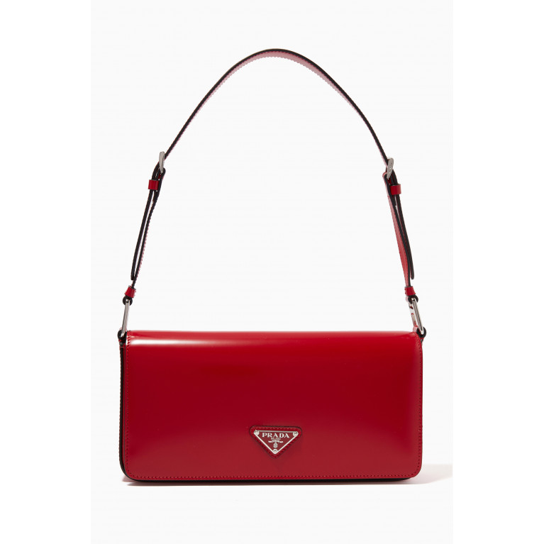 Prada - Femme Bag in Brushed Leather Red