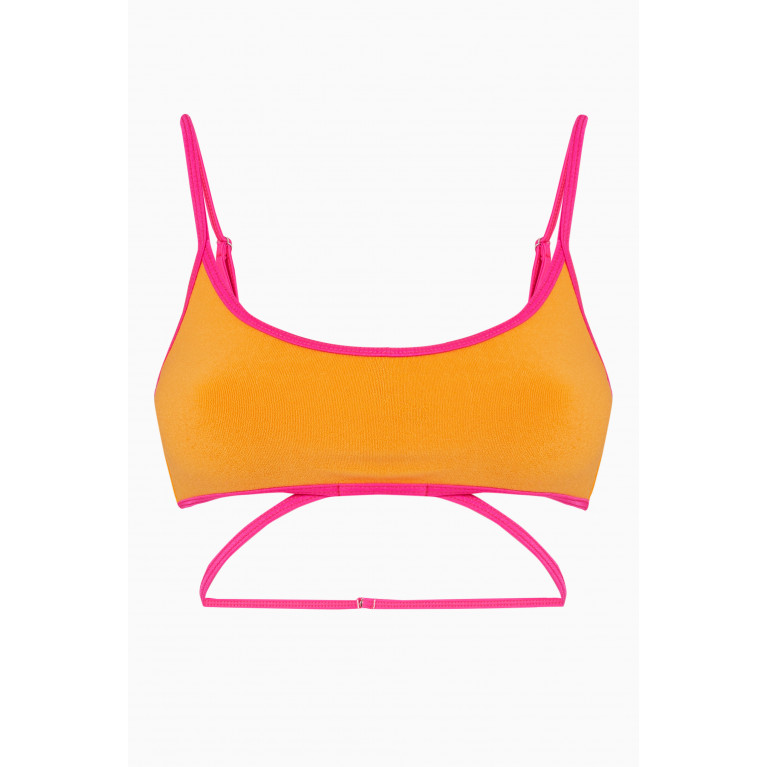 Frankies Bikinis - Waco Bralette Bikini Top in Stretch Terry