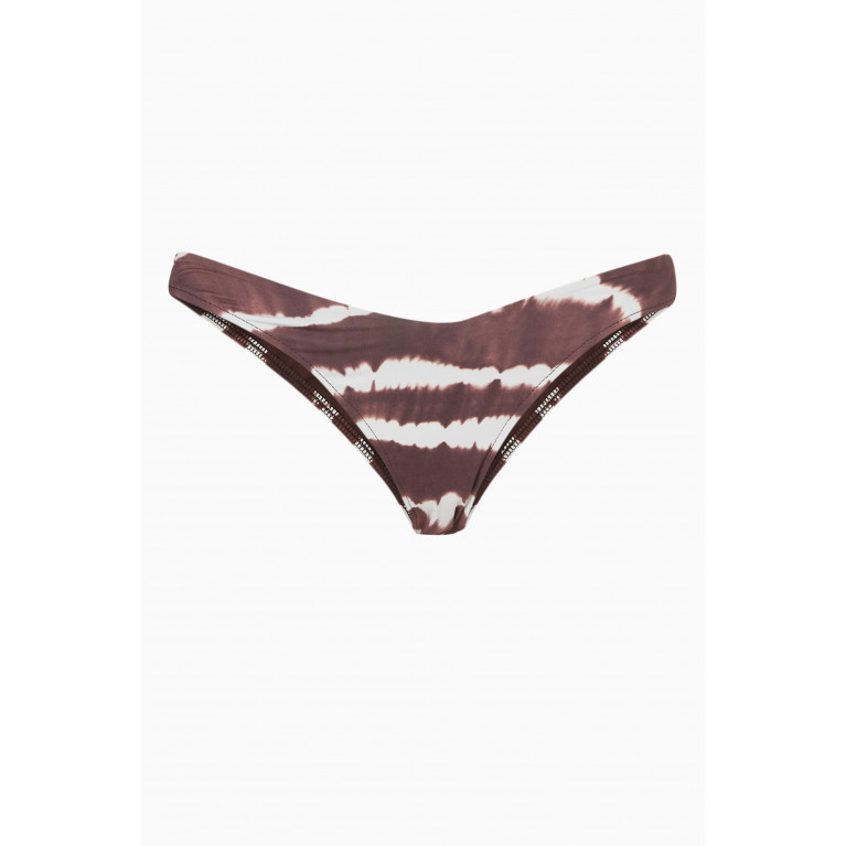 Frankies Bikinis - Enzo Bikini Bottom in Stretch Nylon Multicolour