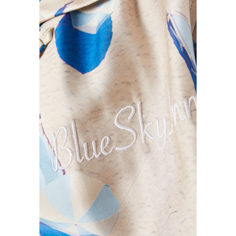 Blue Sky Inn - Beach Shirt in Viscose White