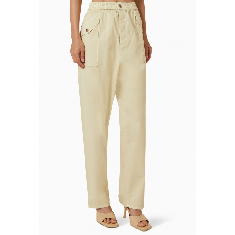 Ninety Percent - Wolfe Chino Trousers in Organic Cotton Neutral