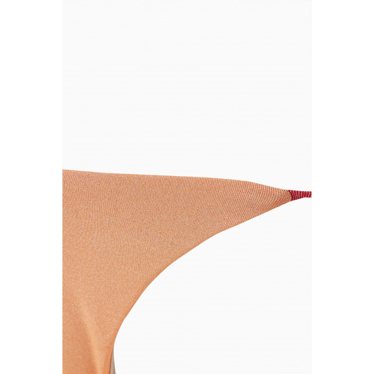 PQ Swim - Tie Full Bikini Bottoms in Stretch Shimmer Nylon