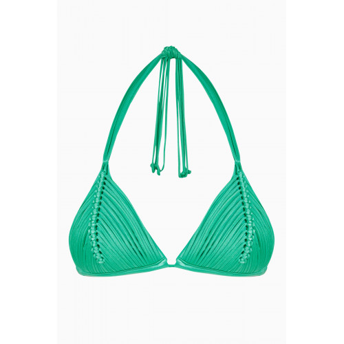 PQ Swim - Isla Triangle Bikini Top in Stretch Recycled Nylon