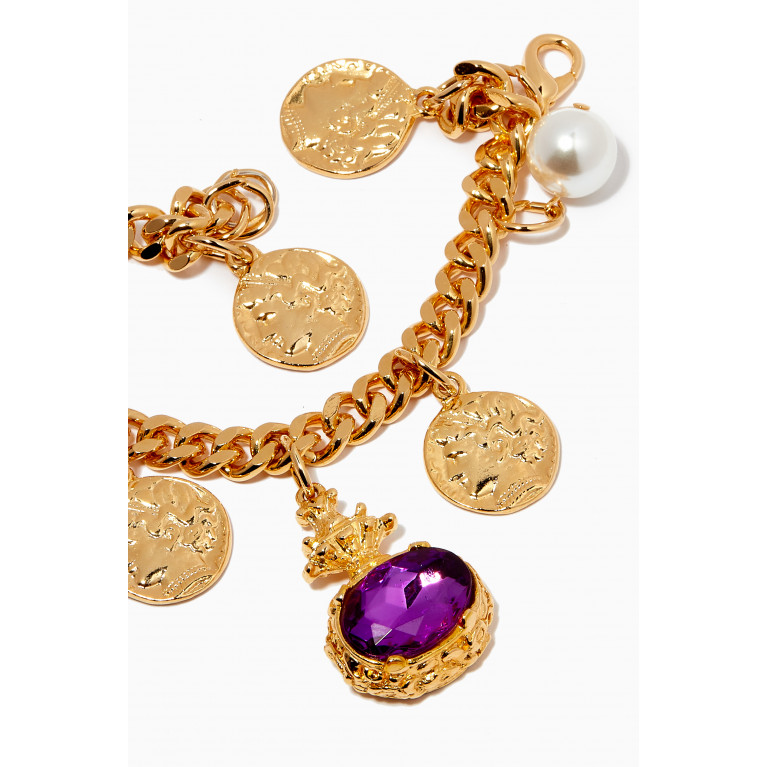 Susan Caplan - Rediscovered 1980s Vintage Charm Bracelet