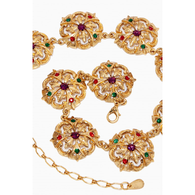Susan Caplan - Rediscovered 1980s Vintage Byzantine Necklace