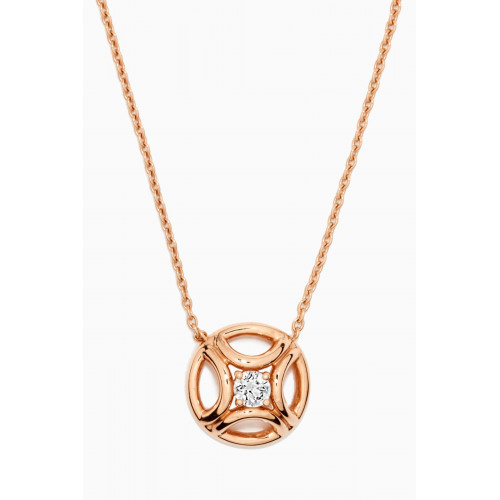 Loyal.e Paris - Perpétuel.le Diamond Necklace in 18k Recycled Rose Gold Rose Gold