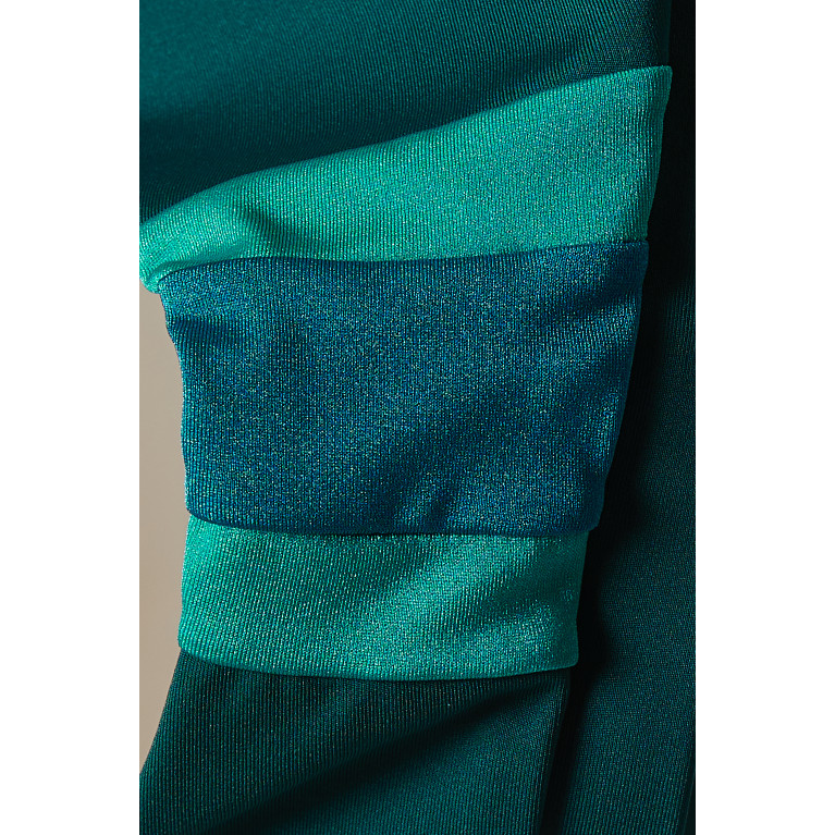 The Upside - Delmira Ballet Bra Top in Matte Tech Fabric Green