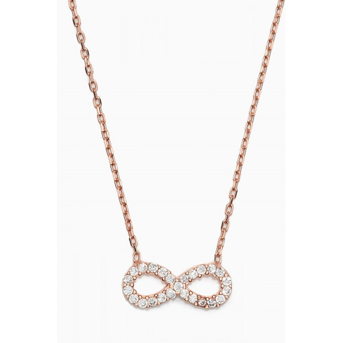 KHAILO SILVER - Infinity Crystal Necklace