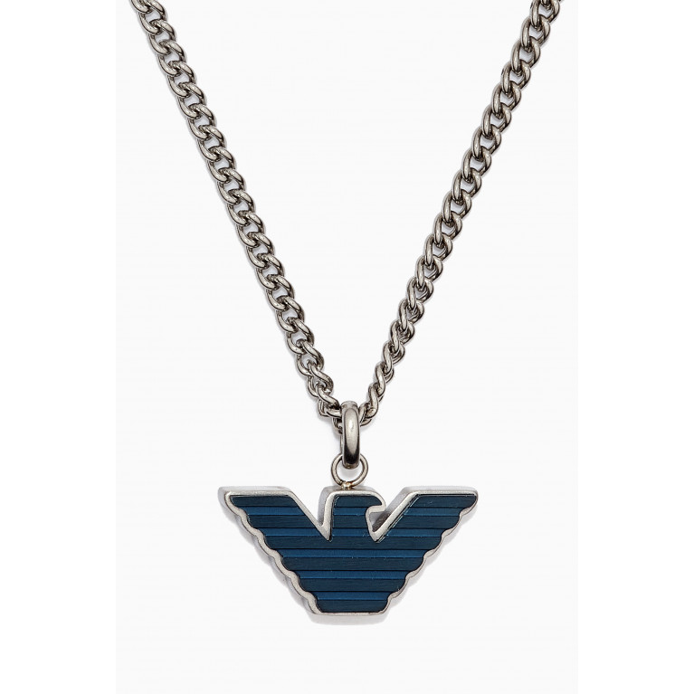 Emporio Armani - EA Eagle Essential Necklace in Stainless Steel