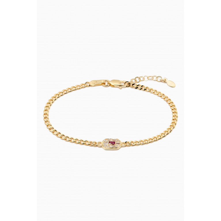 Tai Jewelry - Chain Bracelet in Gold-plated Brass