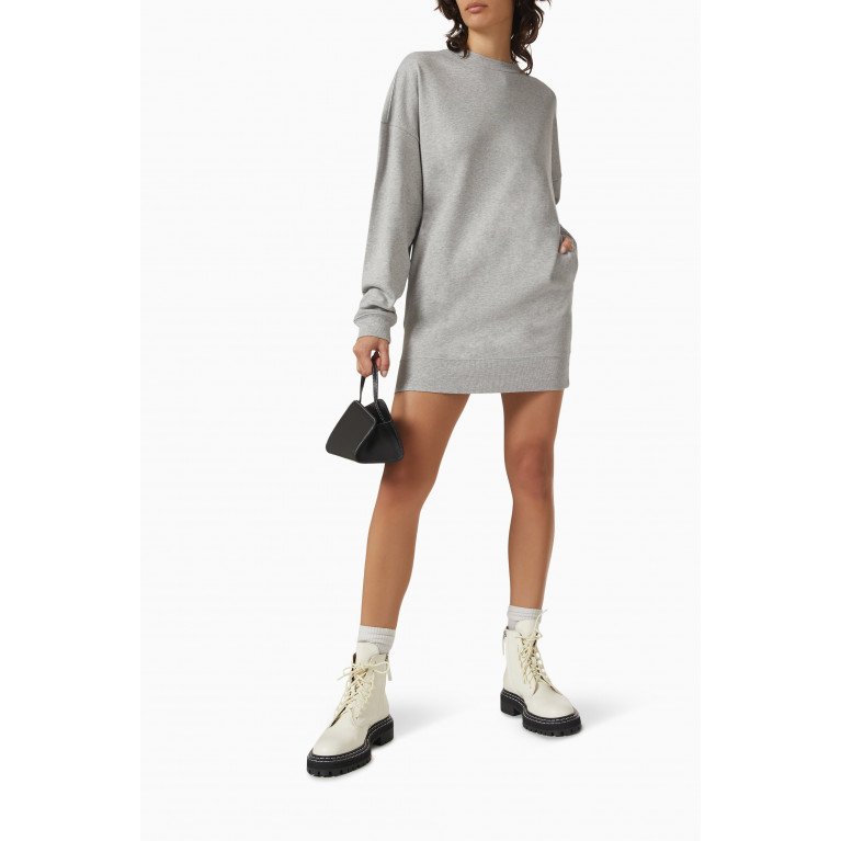 Ninety Percent - Brielle Mini Sweatshirt Dress in Cotton