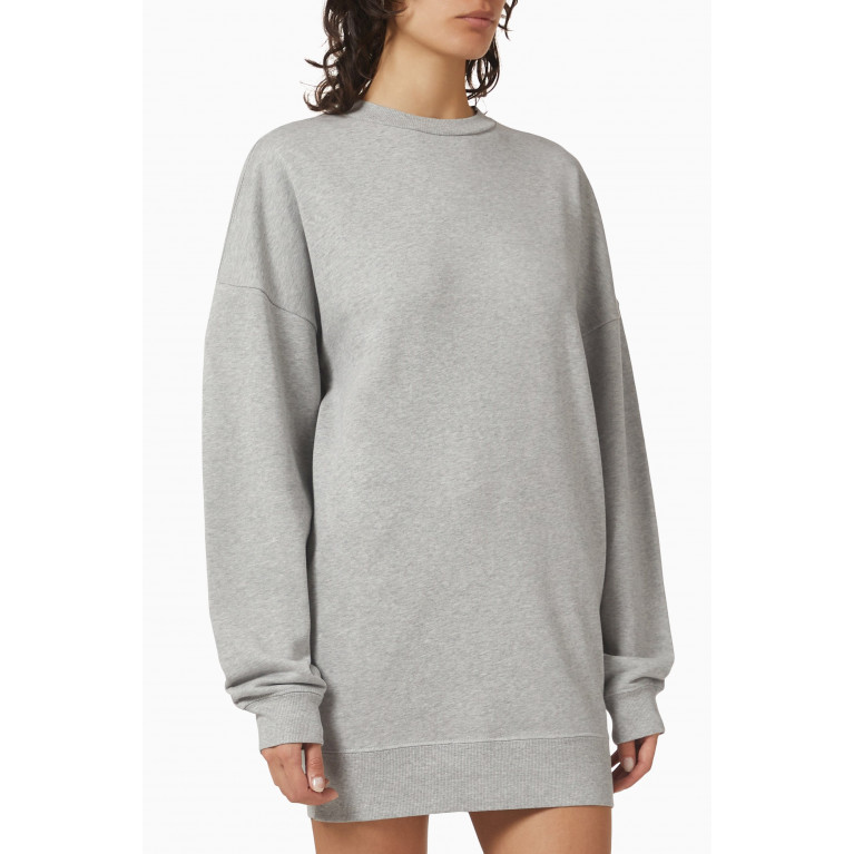 Ninety Percent - Brielle Mini Sweatshirt Dress in Cotton