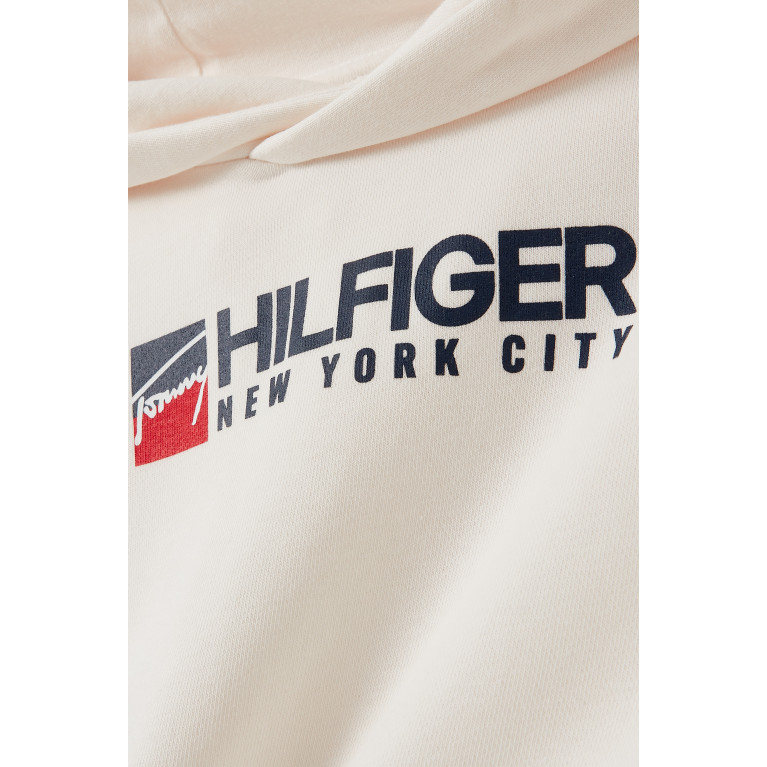 Tommy Hilfiger - Logo Hoodie in Cotton & Polyester