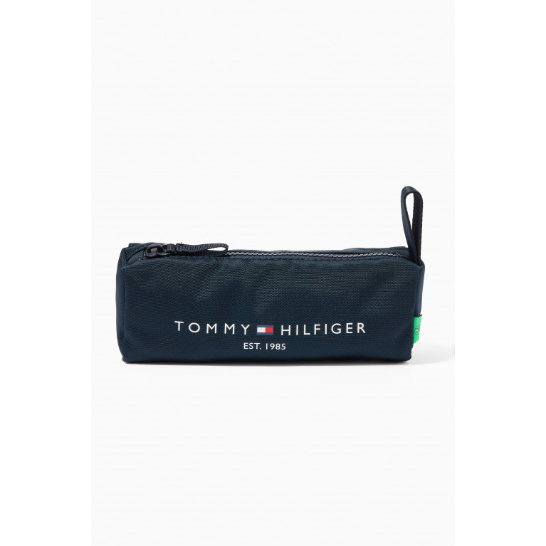 Tommy Hilfiger - TH Established Pencil Case in Recycled Fabric Blue