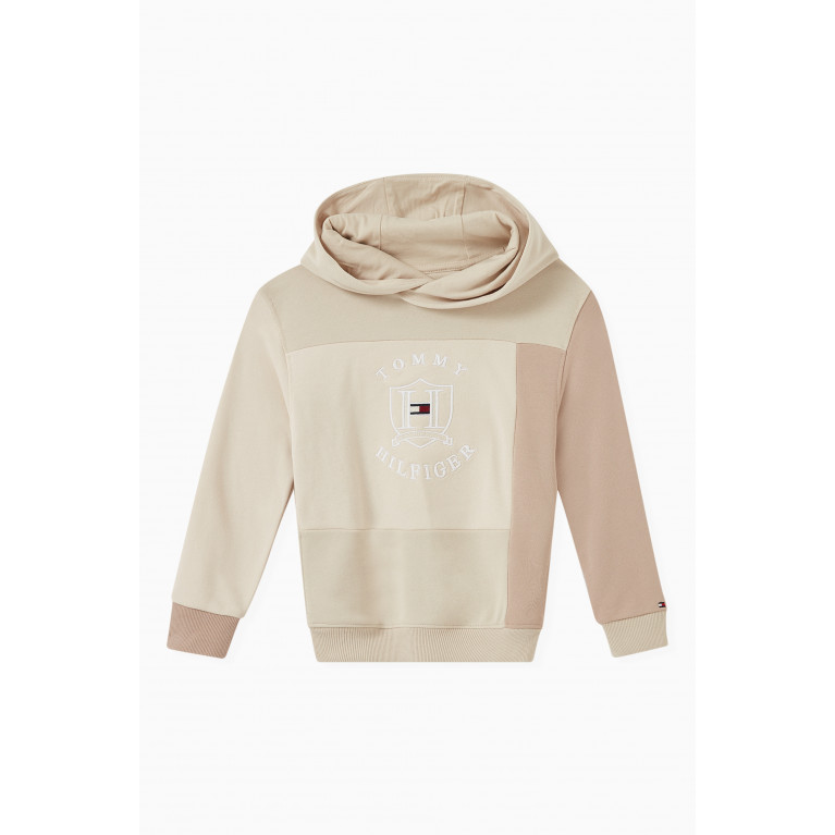 Tommy Hilfiger - Embroidered Logo Hoodie in Organic Cotton