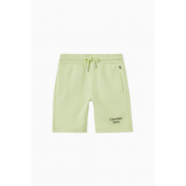 Calvin Klein - Logo Jogger Shorts Green