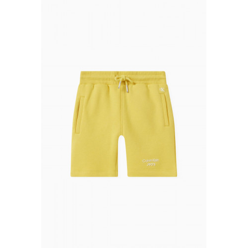 Calvin Klein - Logo Jogger Shorts Yellow