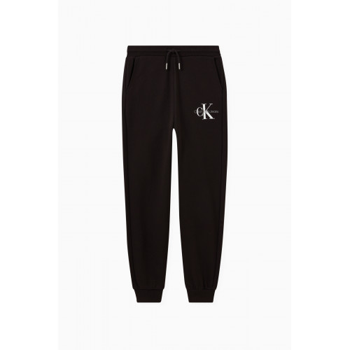 Calvin Klein - Monogram Logo Sweatpants in Cotton