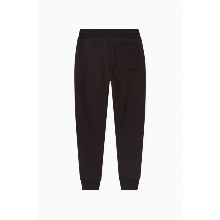 Calvin Klein - CKJ Stack Logo Sweatpants in Organic Cotton-blend Black