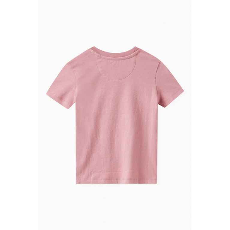 Calvin Klein - Logo T-shirt in Cotton Jersey Pink