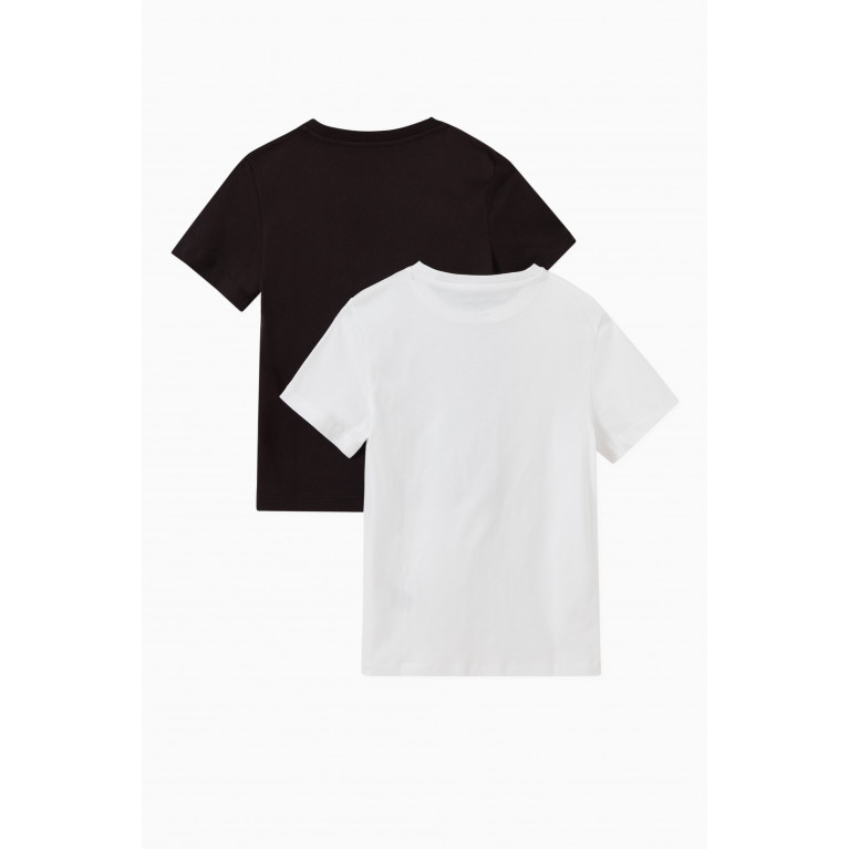 Calvin Klein - 2-Pack Monogram Logo T-shirt in Cotton Multicolour